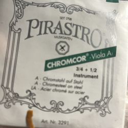 Pirastro Chromcor 3/4 Viola String Set New