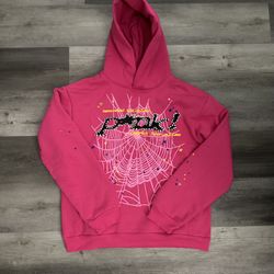 Sp5der Pink V2 Hoodie 