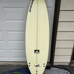 ANACAPA 6' 3" FOOT SURFBOARD with OCEAN EARTH GLOBAL TRAVEL SERIES BAG