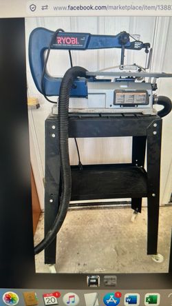 Ryobi 16” Variable Speed Scroll Saw with Rolling Stand - Works Great