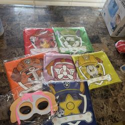 Paw Patrol Capes And Masks