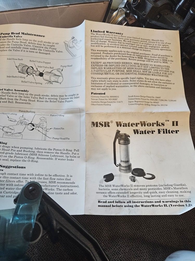 MSR WaterWorks II Water Filter