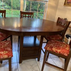 High Top Table And Chairs