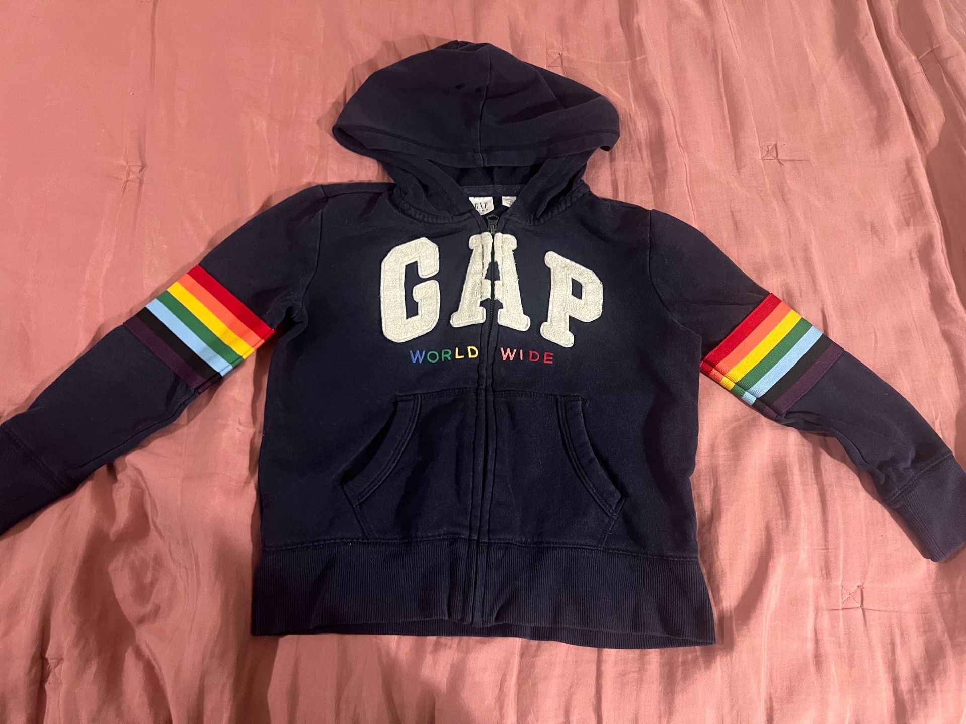 Gap full zip up sweater 6/7 small