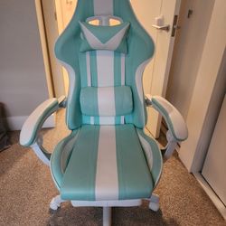 Seafoam Green Gamer Chair