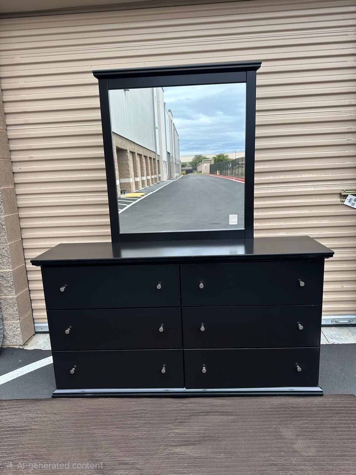 6 drawer dresser with mirror/tocador de 6 cajones con espejo (Ashley furniture)