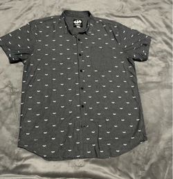 DC Comic Batman button up shirt
