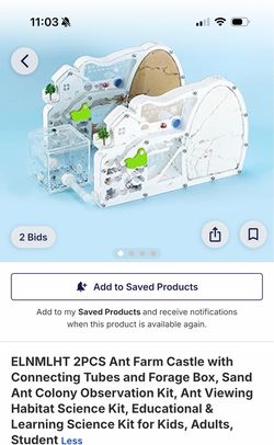 ELNMLHT Ant Farm Castle with Connecting Tubes