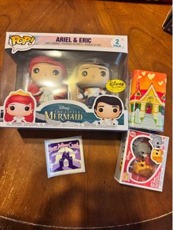Disney Treasures Ever After Castle Box Complete | Ariel & Eric Funko Pop Exclusive | Disney Collectibles