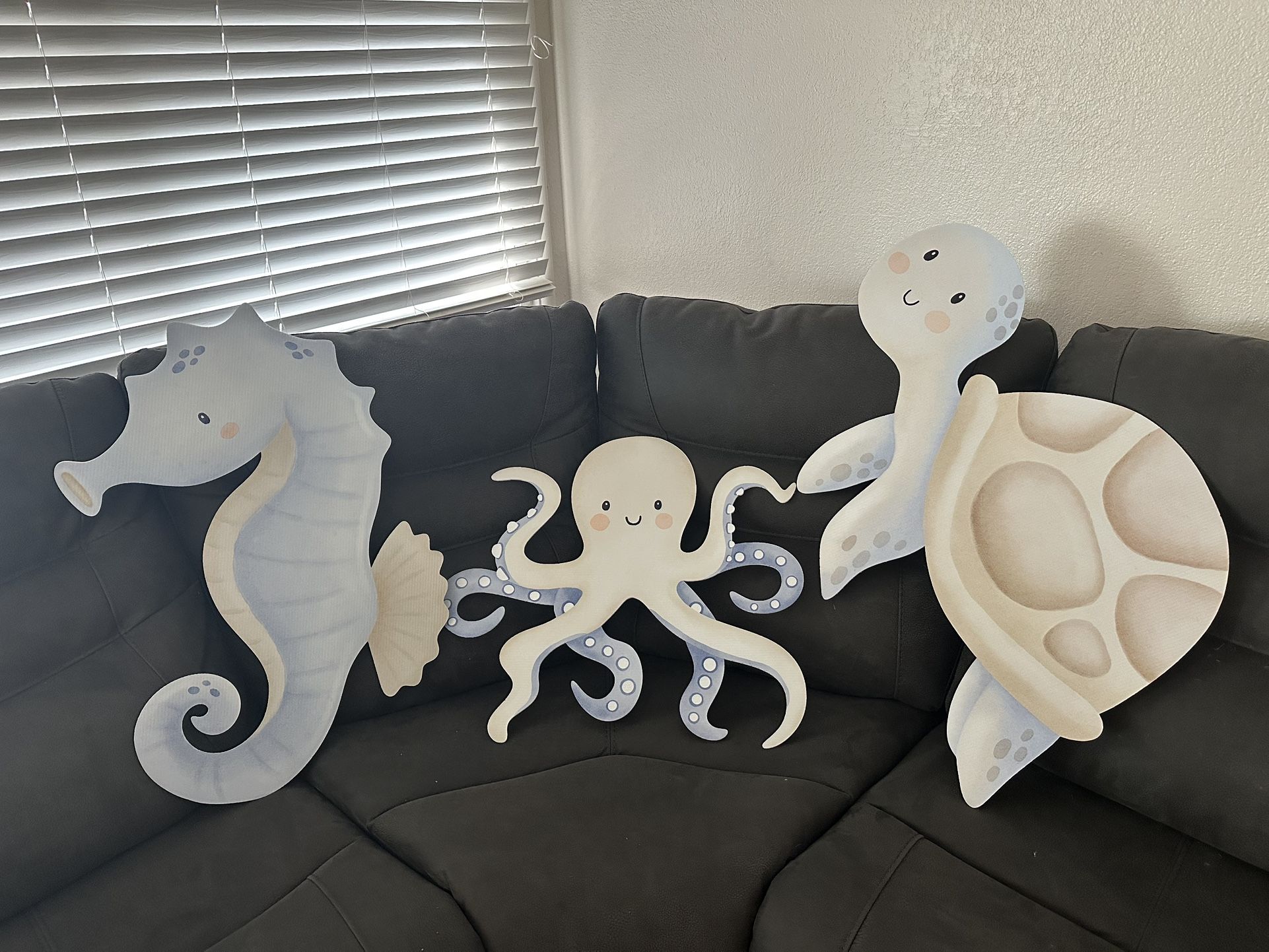 Under The Sea Theme Props, Seahorse Turtle octopus