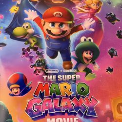 Mario galaxi póster