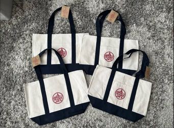 Trader Joe's Large Navy Canvas Totes