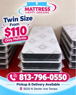 Brand New Twin Size Mattress 10β - Factory Sealed - Special Offer - Same Day Pickup & Delivery Available
