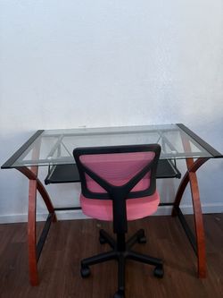 Glass Desk
