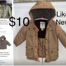 Oshkosh B’gosh Hooded Jacket Like New size 24M