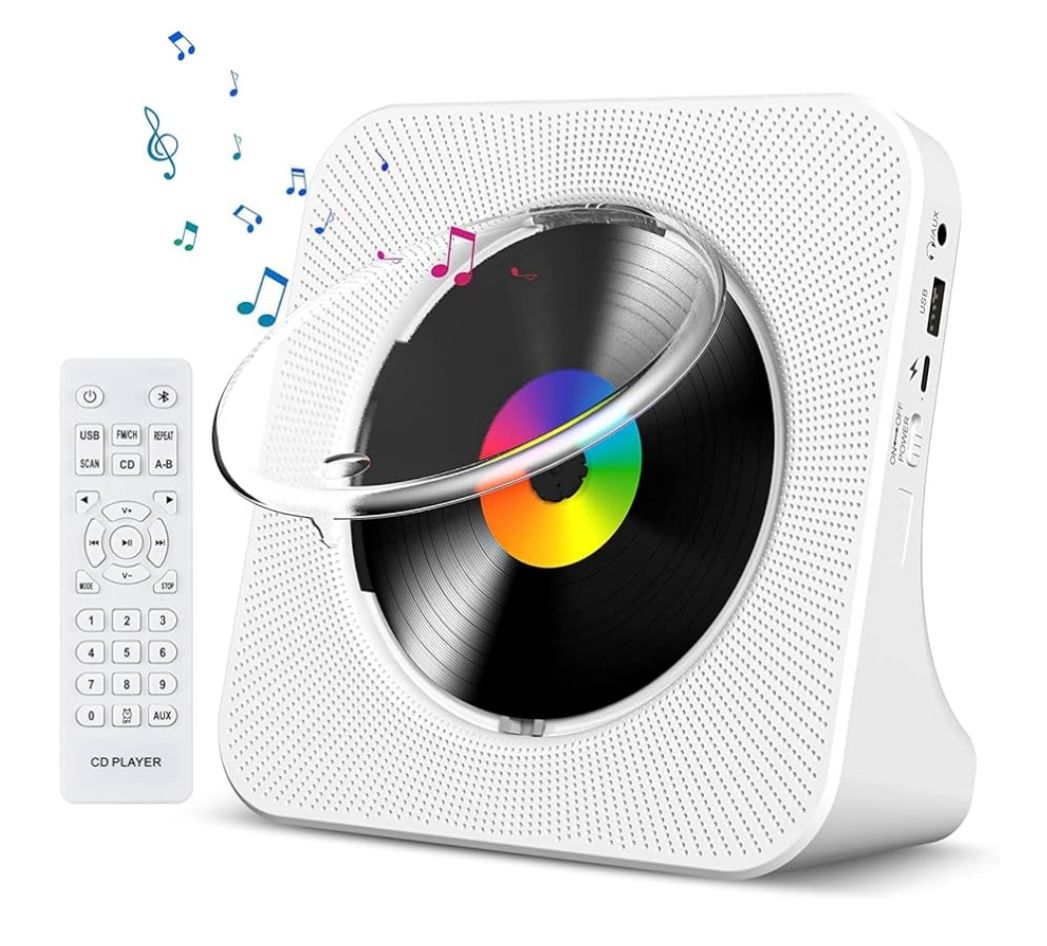 White CD Player