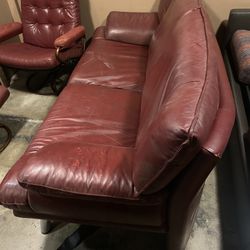 Leather Couch 