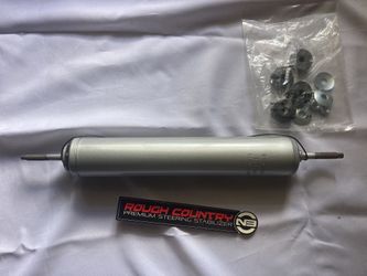 Rough Country N3 Steering Stabilizer Fits [ Ford ] F150 Bronco Steering Damper