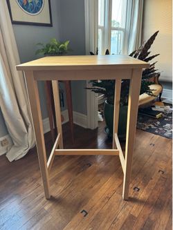IKEA Wood Table - Counter/Bar Height