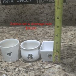 3 Piece Planter Set 