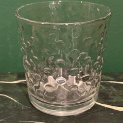 Set Of 6 Libbey Polka Dots Old Fashioned Bourbon  3.75 tall 