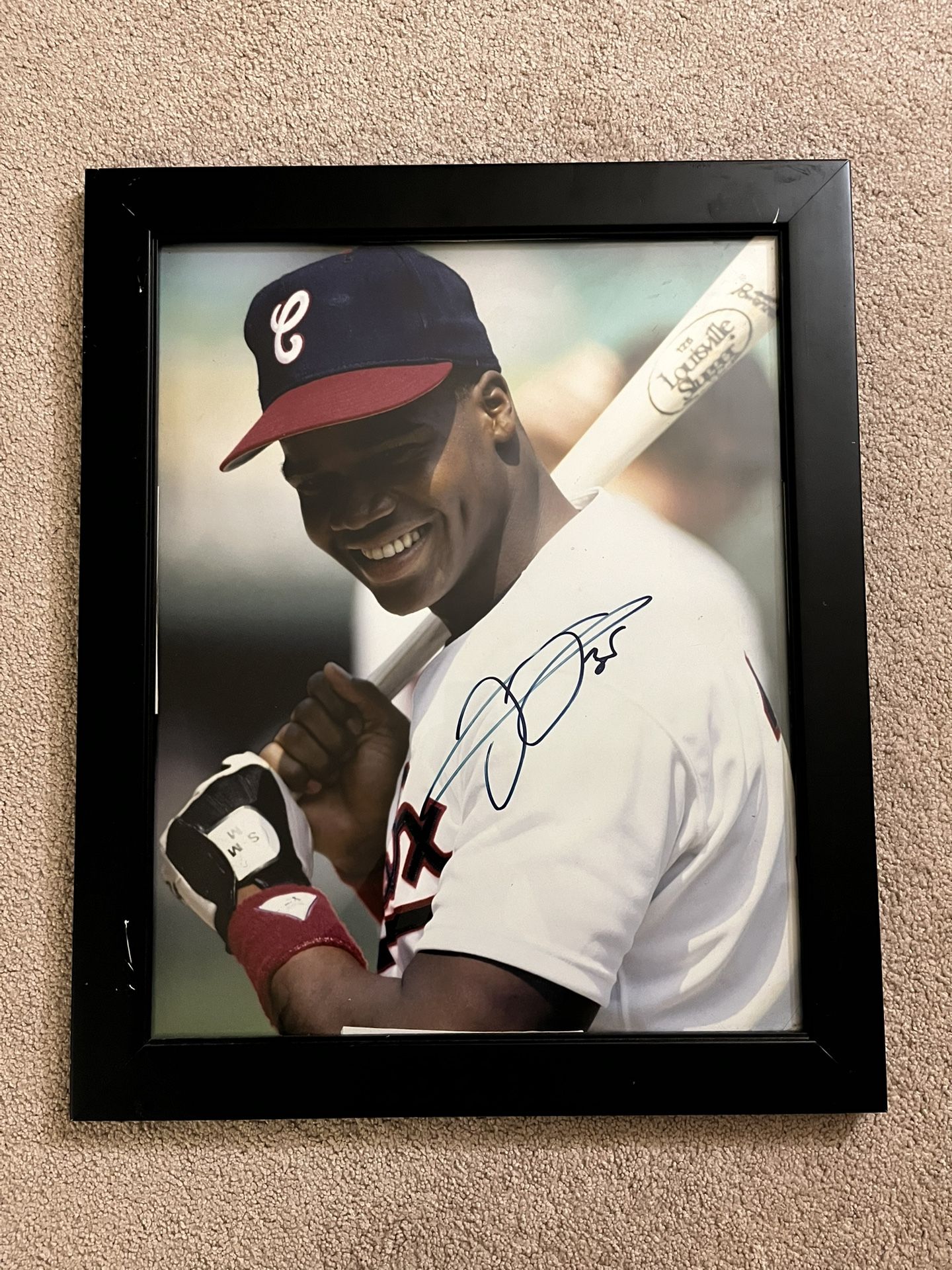 Frank Thomas 19x24 Framed Autograph Signature Signed Chicago White Sox Star Hall of Fame