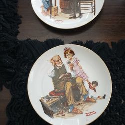 1982 Norman Rockwell Plates
