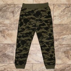 2017 BAPE 1st Camo Slim Sweat Pants Green Size Large