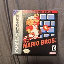 Game Boy Advance GBA Super Mario Bros. Classic New Series Complete in Box CIB