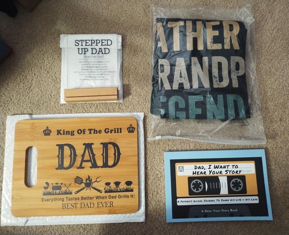 (brand new) *Gifts For Dad's* (my father returned them to me)