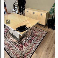 Dining Table And Credenza And 6 Chairs