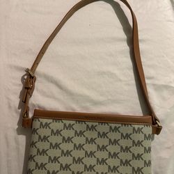 Michael Kors Monogram Shoulder Bag — New