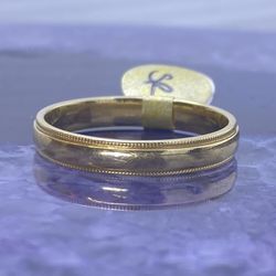 $775 Yellow Gold Ring Band