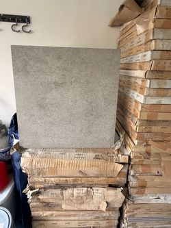 Stone Gray Concrete-Look Floor Tile