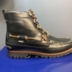Mens Leather Boots Ralph Lauren Size 12, 13,  7, 10.5