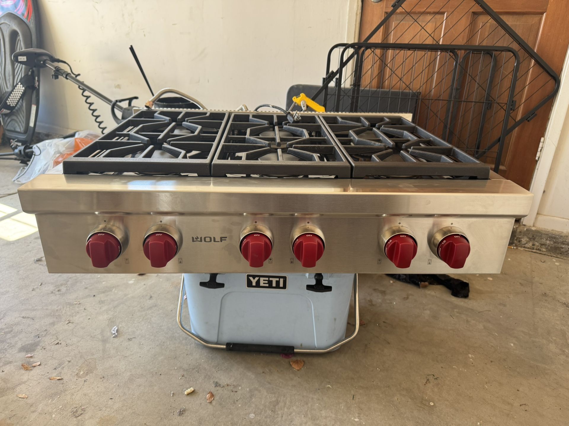 Wolf 36” Gas Cooktop