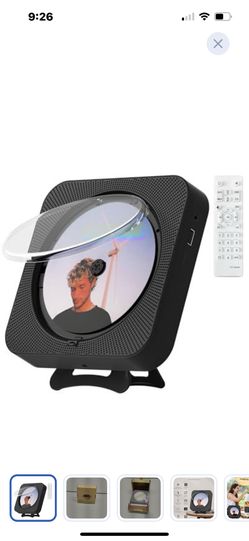 “New”Portable CD Player W/remote(Bluetooth)built In Speakers