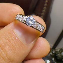 Wow 🤯 !! AAA Grade CZ 18k Electroplated Engagement Ring Styled Ring !!