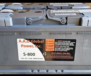 From group-49AGM, new car batteries, 1-year warranty