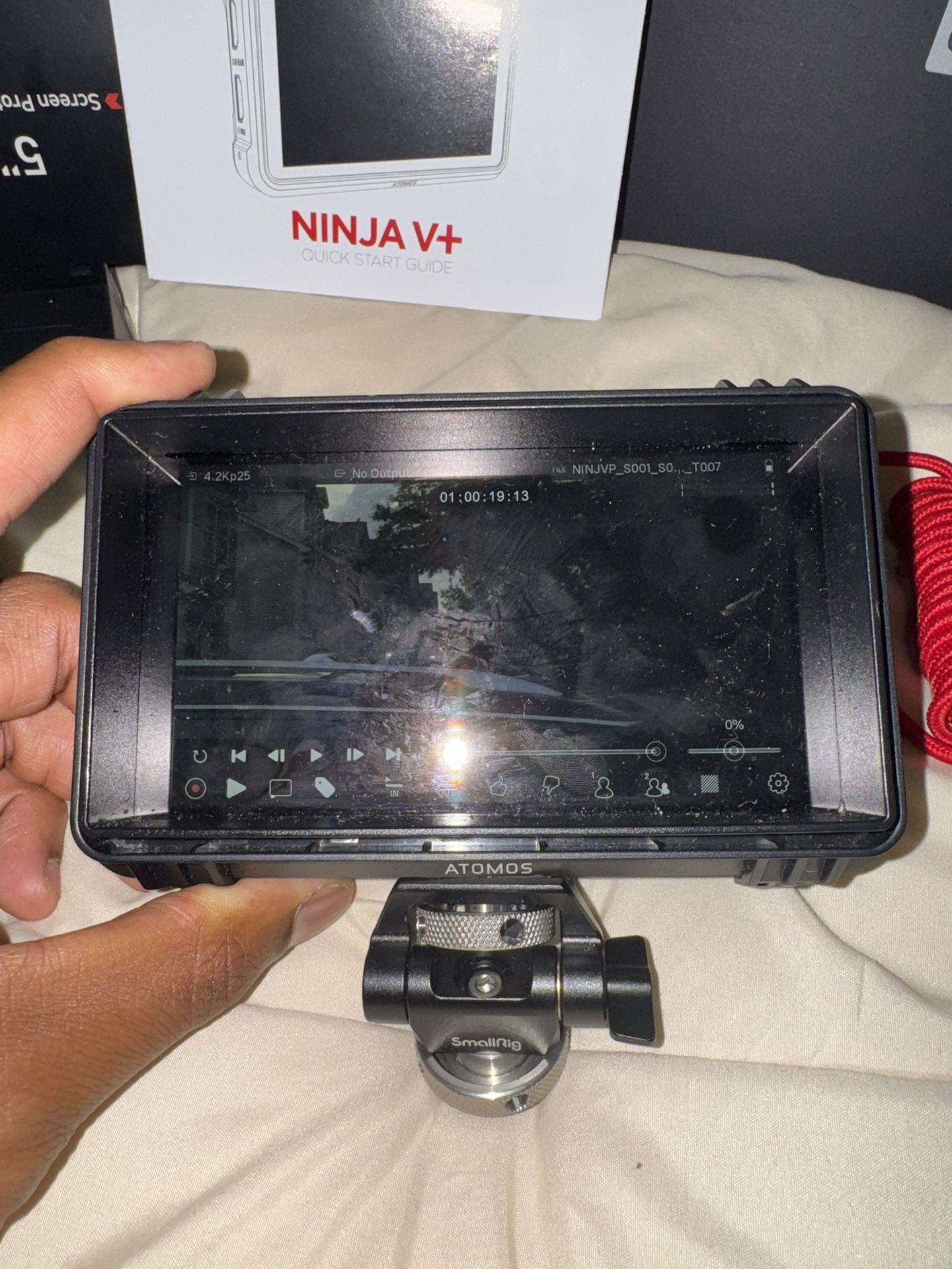 🎥 Atomos Ninja V+ + AtomX Kit + 2TB SSD + SmallRig Mount + Kondor Blue 4K Cable – UNLOCKED ProRes RAW – $850 OBO