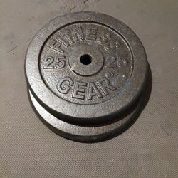 25 lb 1" Weight Plates