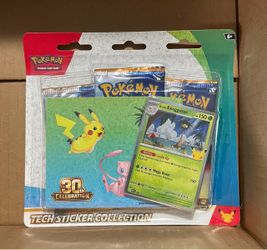 Pokemon 30th Celebration Tech Sticker Collection Alolan Exeggutor Promo Card