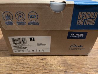 New Clarks Gessler Step Leather Shoes Sz 10 Mens