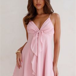 Hello Molly mini pink dress 