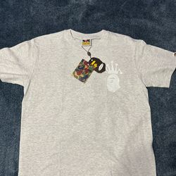 grey bape shirt