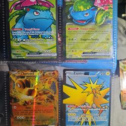 Venusaur 182/165 Venusaur 003/165 Charizard Ex XY29 Zaptos Ex 192/165