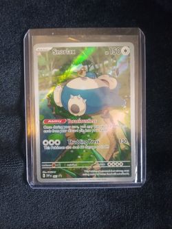 **Pokemon SNORLAX Promo SVP 051 Scarlet & Violet 151 2023  #051