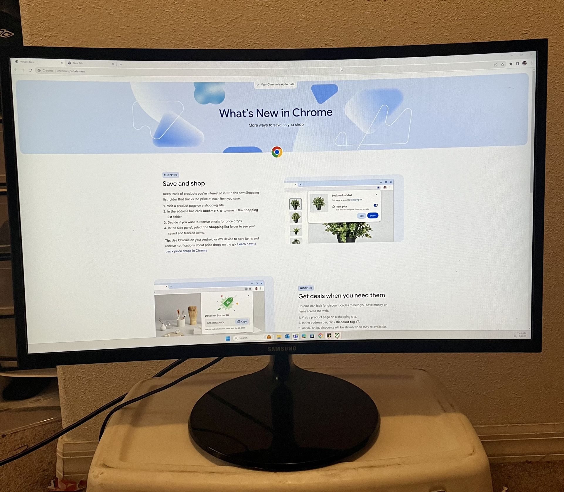 Samsung Curved Desktop Monitor