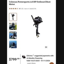 Outboard Motor Like New 