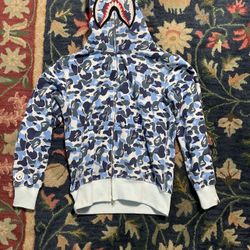 Blue Bape Hoodie